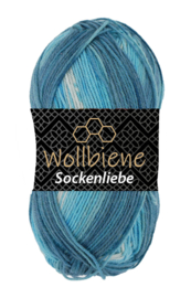 Sockenliebe Petrol/Blauw 506