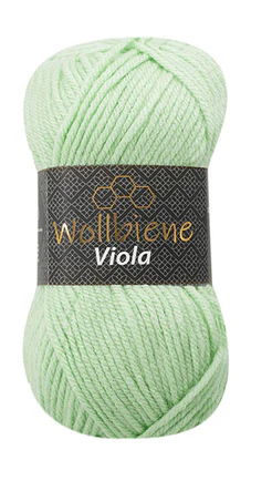 Wollbiene Viola Pastelgroen 19