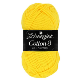 Scheepjes Cotton 8 Geel 551