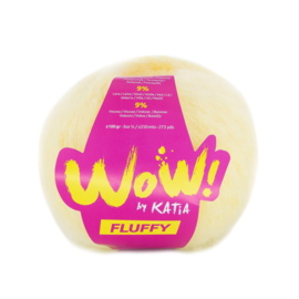 Katia WOW Fluffy Geel 89