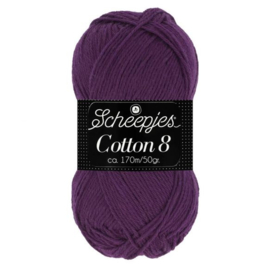 Scheepjes Cotton 8 Paars 721