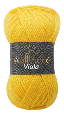 Wollbiene Viola Geel 21