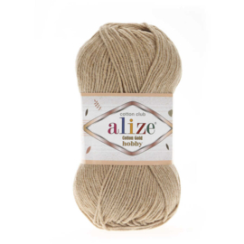 Alize Cotton Gold Hobby Donkerbeige 262