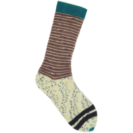 Superba Hottest Socks Ever! Petrol/Bruin