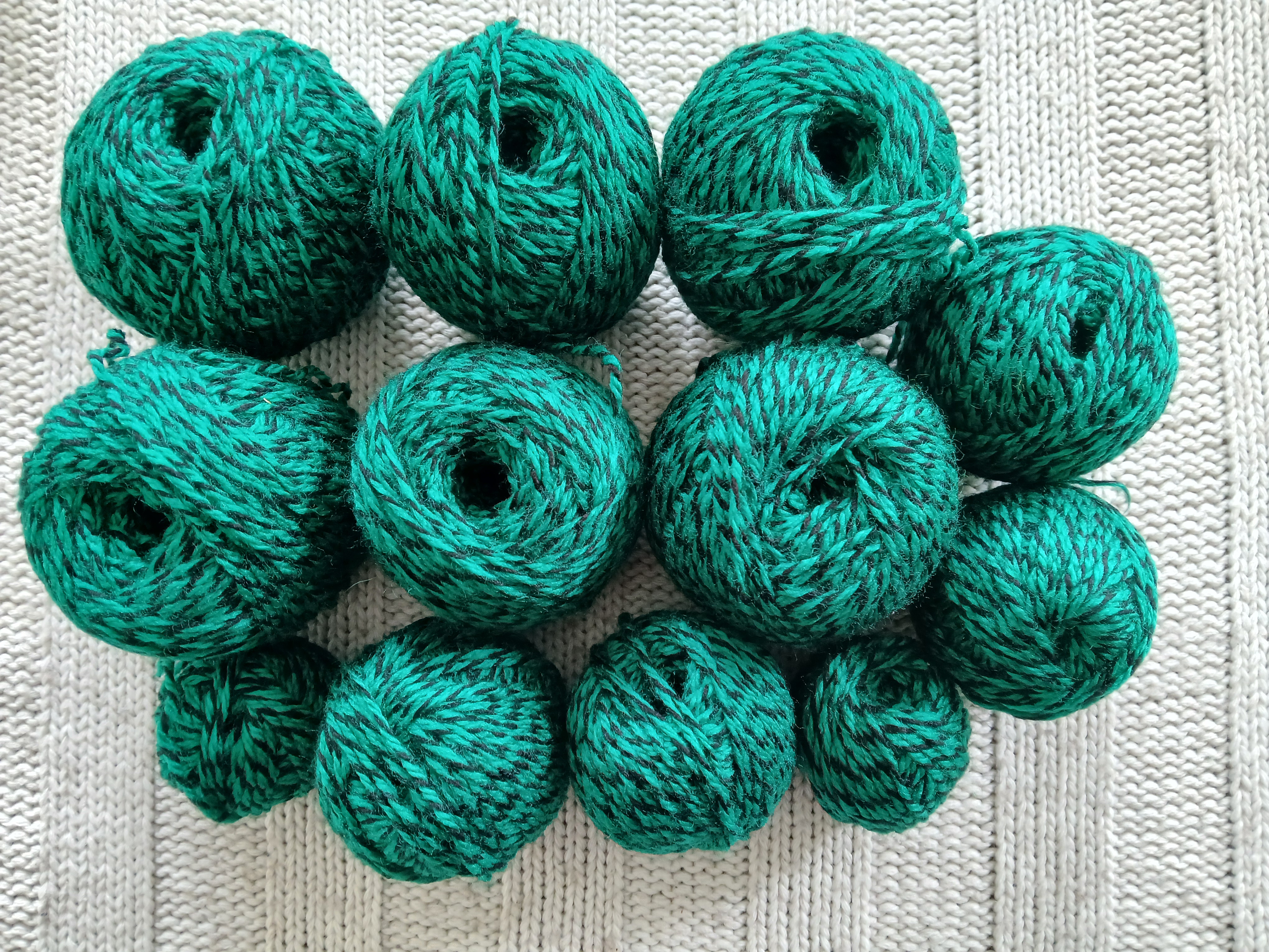 Pakket restanten groen/zwart 410 gram