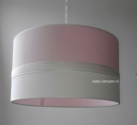 Lamp babykamer roze en wit