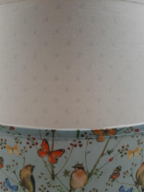 babylamp wit vogeltjes vlinders en takjes
