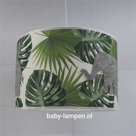 Lamp babykamer olifant jungle stof