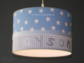 lamp babykamer lichtblauwe sterren Jayson