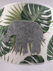 Lamp babykamer olifant jungle stof