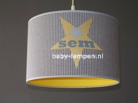 lamp babykamer met 3x ster Sem