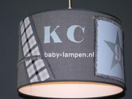 lamp babykamer grijs lichtblauw KC