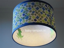 Babylamp klavertjes met kikkers aan de binnenkant