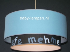 lamp babykamer Efe Mehmed lichtblauw