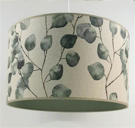 babylamp beige linnen eucalyptus takken