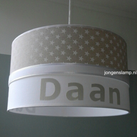 Baby hanglamp beige sterren