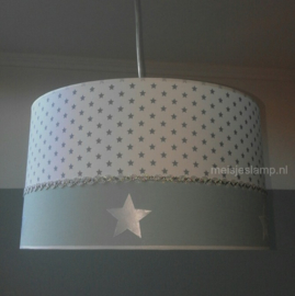 Hanglamp babykamer  stone green en grijs