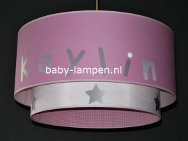 lamp babykamer Kaylin effen roze