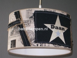 Stoere lamp babykamer postzegels