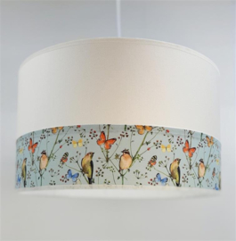 babylamp wit vogeltjes vlinders en takjes