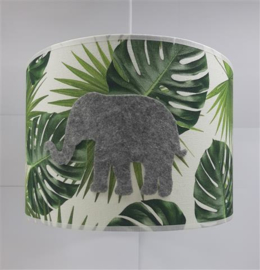 Lamp babykamer olifant jungle stof