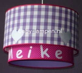 lamp babykamer paars fuchsia