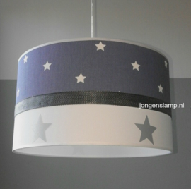 Hanglamp babykamer jeans blauw