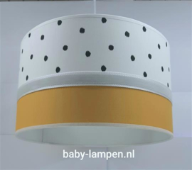 Lamp babykamer okergeel licht grijs