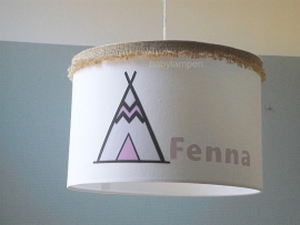 Tipi lamp 3x  roze Fenna