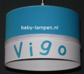 lamp babykamer aqua blauw Vigo