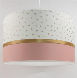 Lamp babykamer goud panter oudroze