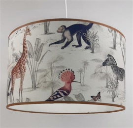 kinderlamp jungle giraf zebra