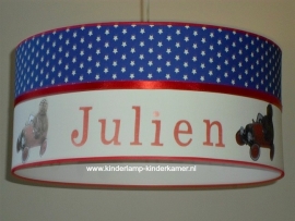 Babylamp Julien met auto en beer