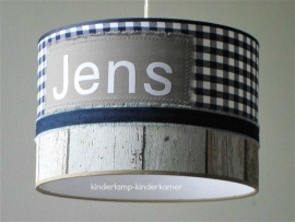 Babylamp Jens met steigerhout