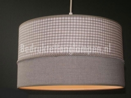 lamp babykamer beige ruit en effen beige