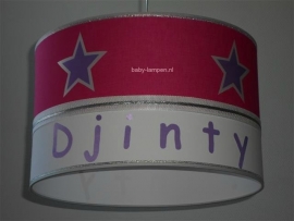 Babylamp Djinty paars en fuchsia