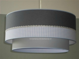 lamp babykamer licht blauw en grijs