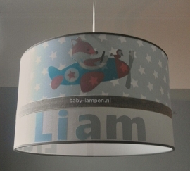 Babylamp Liam vosje in vliegtuig