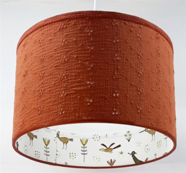 Lamp babykamer roestbruin nature