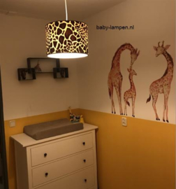 lamp giraffe print