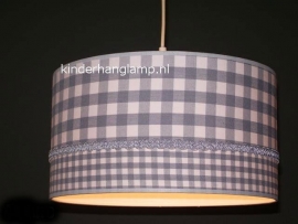 Babylamp grijze ruit