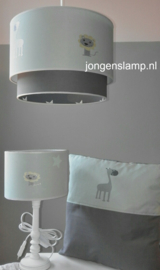 baby hanglamp mint groen antraciet