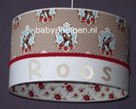 lamp babykamer Roos met bambi