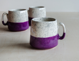 Mug speckles Purple