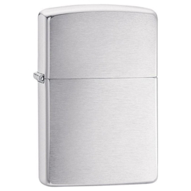 Zippo aansteker – Brushed Chrome
