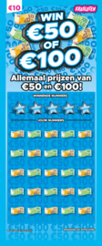 Kraslot Win €50 of €100 -