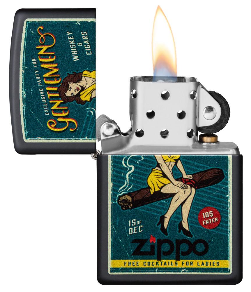 Zippo aansteker – Cigar Girl Design