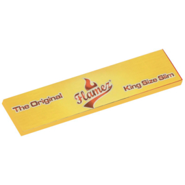 Flamez King Size Slim Yellow (10 stuks) (330 vloetjes)