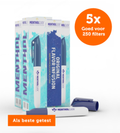 MentholClick pen– 5 stuks Original Menthol Activate (250 filters)
