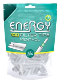 Energy+ filtertips menthol 100 stuks